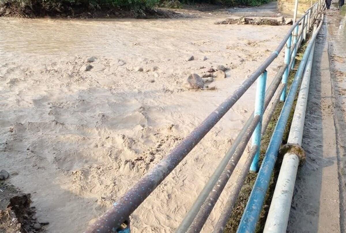 لحظه وقوع سیل در چله تابستان | روستای دمچنار بویراحمد زیر آب رفت